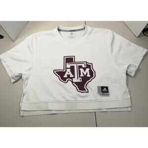 Tops | Texas Am White Jersey Size De